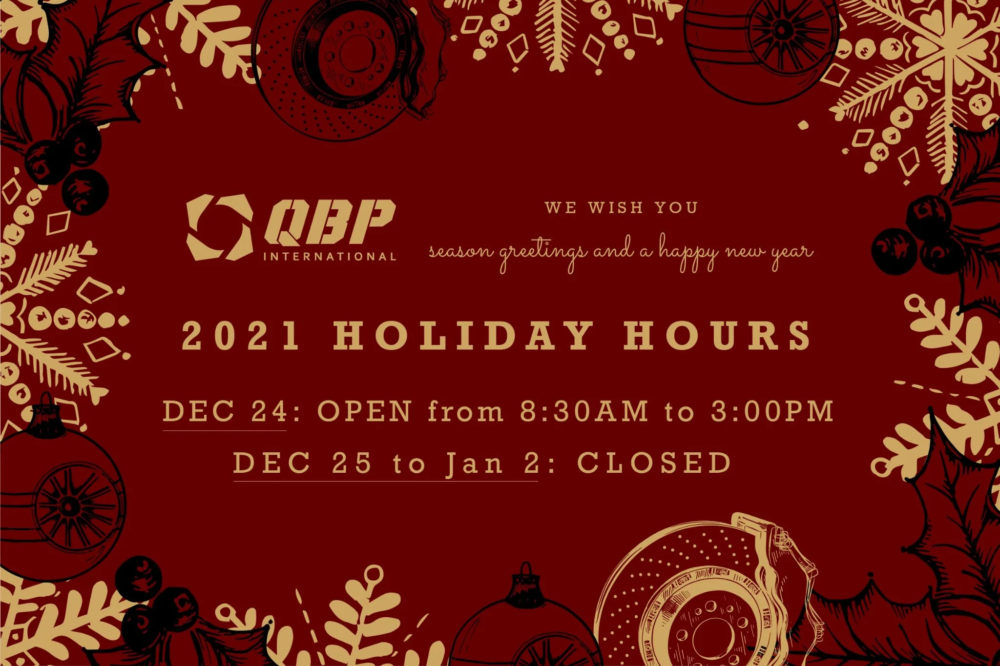QBP Christmas campaign